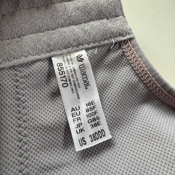 Wacoal Lavender Underwire Bra Size 38DDD Full Coverage Supportive Comfort - Picture 4 of 5